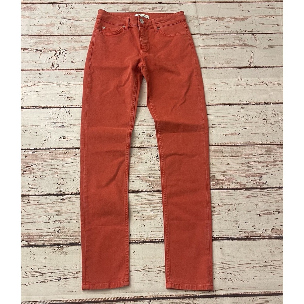 Sandro‎ Paris Women's Mid Rise Skinny Jeans Size 4 P5852E-30 Inseam 29"